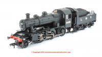 32-830A Bachmann Ivatt Class 2MT 2-6-0 Steam Locomotive number 6418 in LMS Plain Black livery